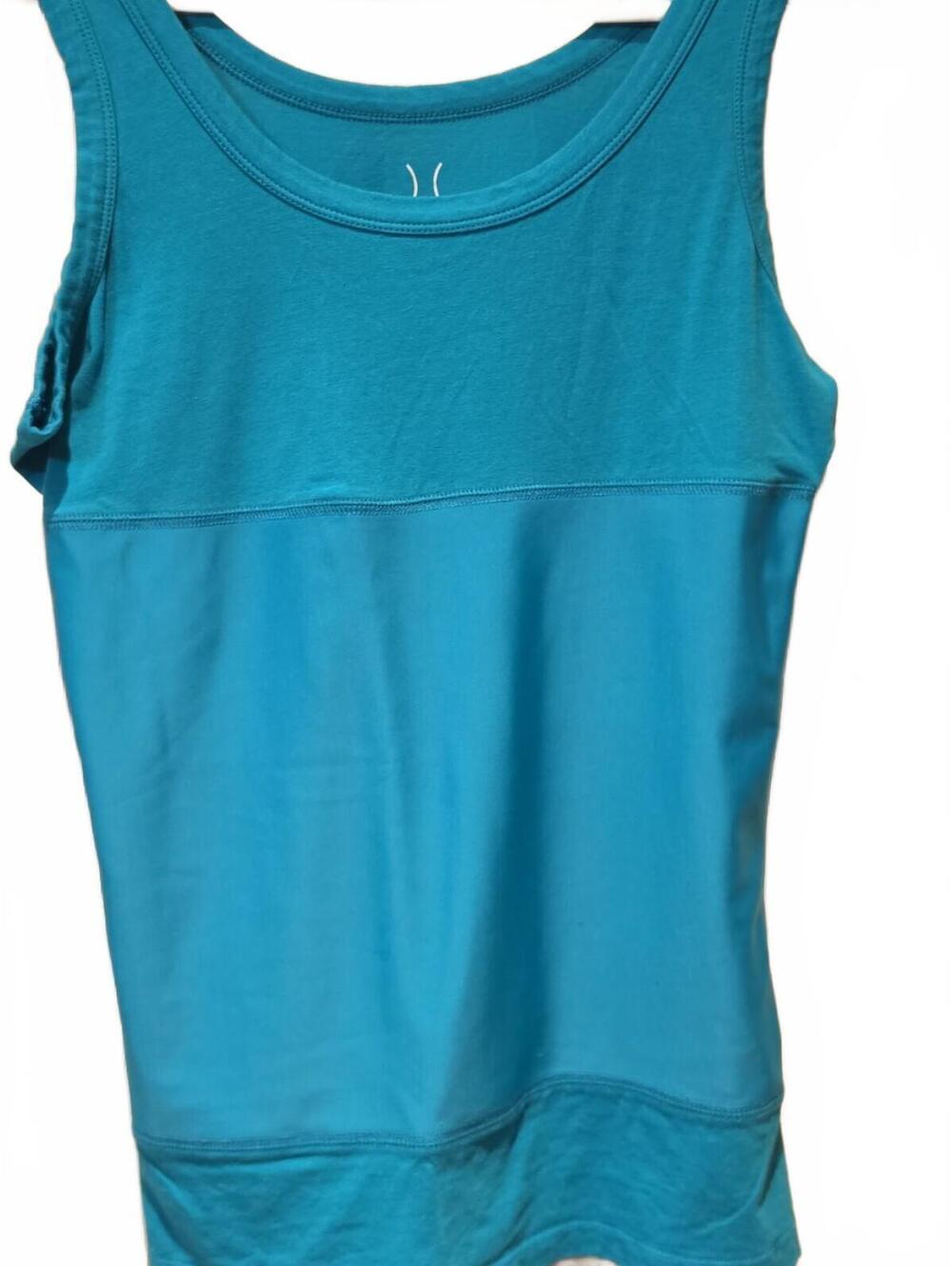 Yummie Tummie Girlfriend Tank Large Turquoise Shaper
